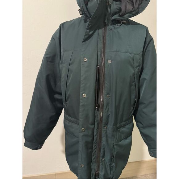 Eddie Bauer Goose down greed hoodie jacket M - Picture 10 of 10